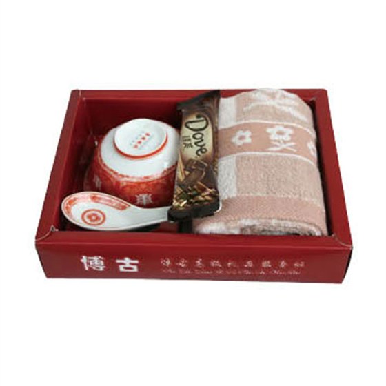 A05米黄梦特娇，淡红寿碗，红精品套装